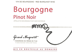 2021 Bourgogne Pinot Noir, Domaine Gérard Mugneret